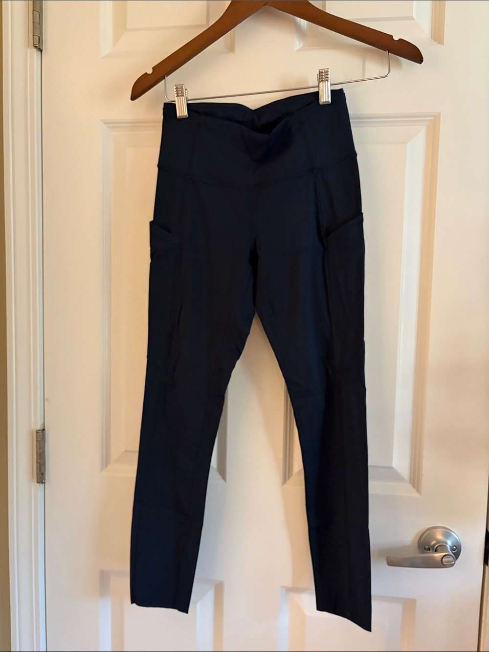 lululemon Fast & Free Navy High-Waist Pocket Leggings